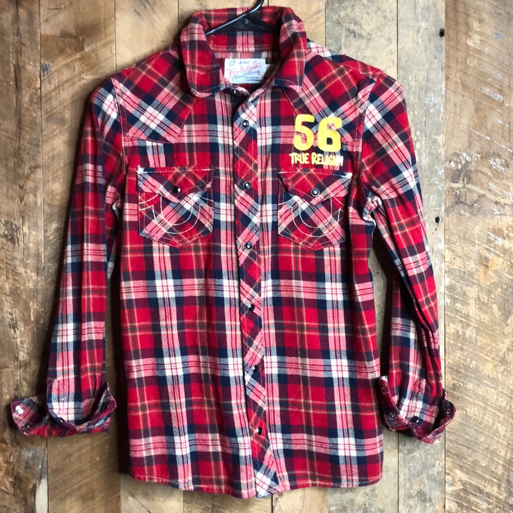 True Religion cotton button down